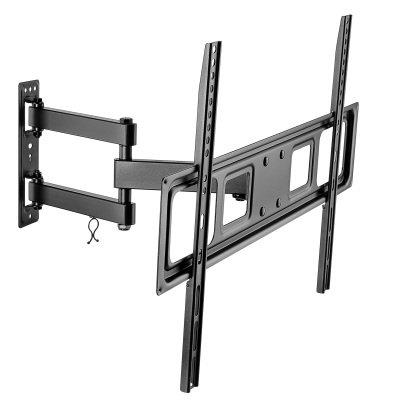 Goobay TV Wall Mount Bracket BASIC Swivels Tilts Extends Double Arm Full Motion 37-70 Inches