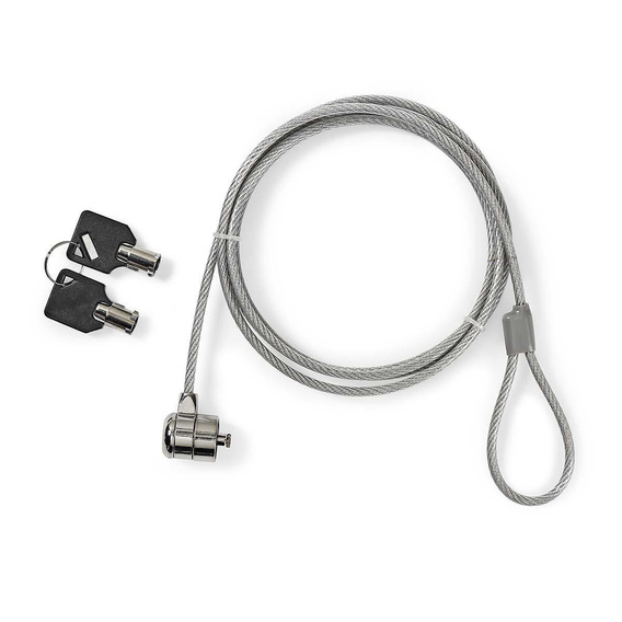 Nedis Key Barrel Device/Laptop/Notebook Lock. 1.8m