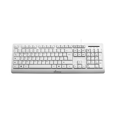 MediaRange MROS110 Keyboard USB QWERTZ German White
