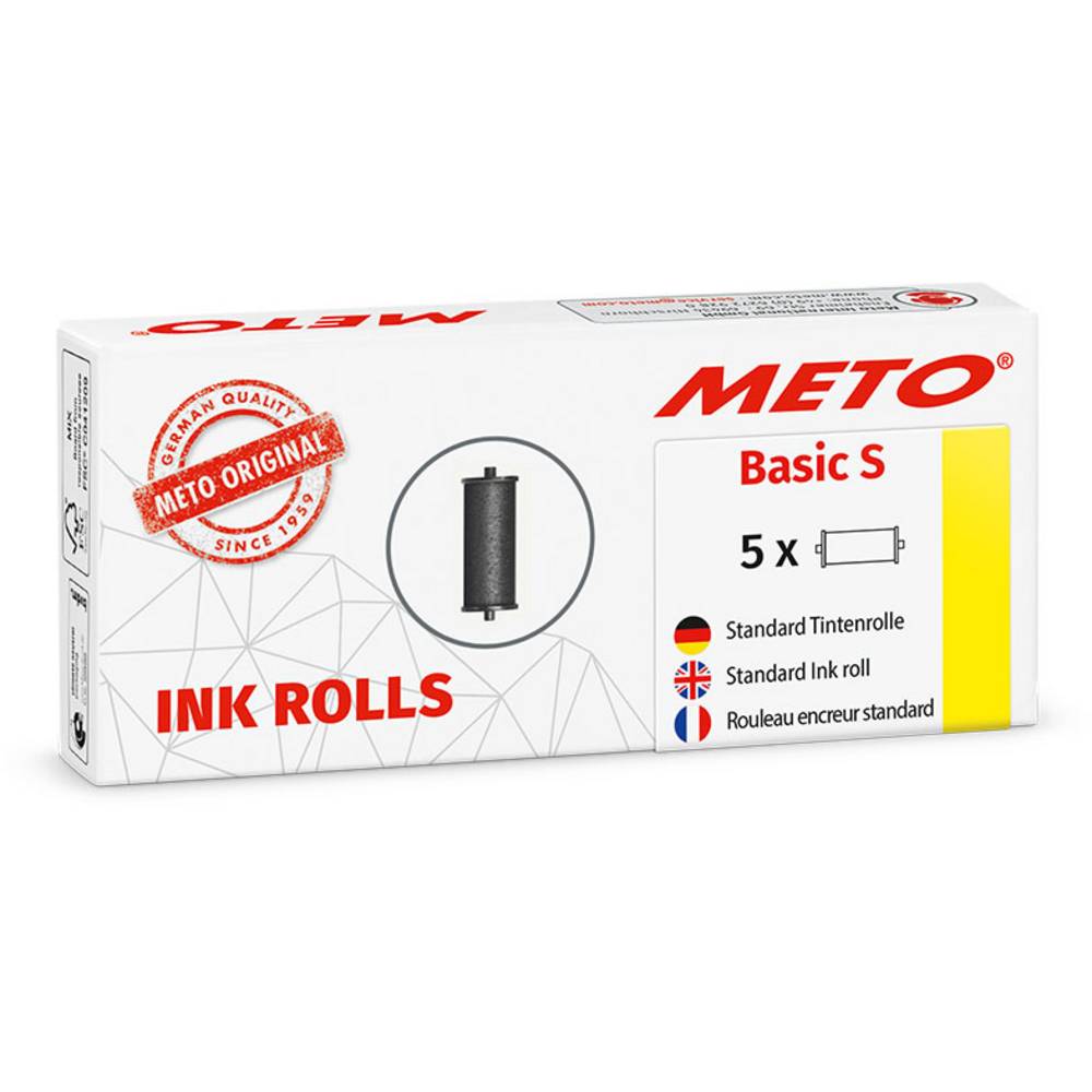 METO 9505909 Labeller Ink Refill Black for Accurate and Clear Labe