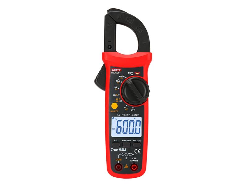 UNI-T Digital Clamp Meter UT202F UT204R AC DC Current Pliers Ammeter True RMS Voltage Tester Frequency Meter
