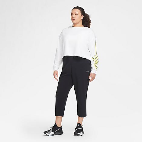 Nike Womens Plus Size Bliss Victory 7/8 Training Pants Black Size 3X MSRP $65