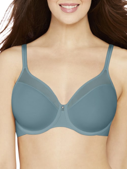 Bali Bra: One Smooth U Ultra Light Illusion Convertible Full-Coverage Bra 3439, Women's, Size: 34 B, Blue