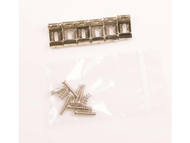 Genuine Fender Pure Vintage Stratocaster 'Pat. Pend.' Saddle Kit 099-2091-000