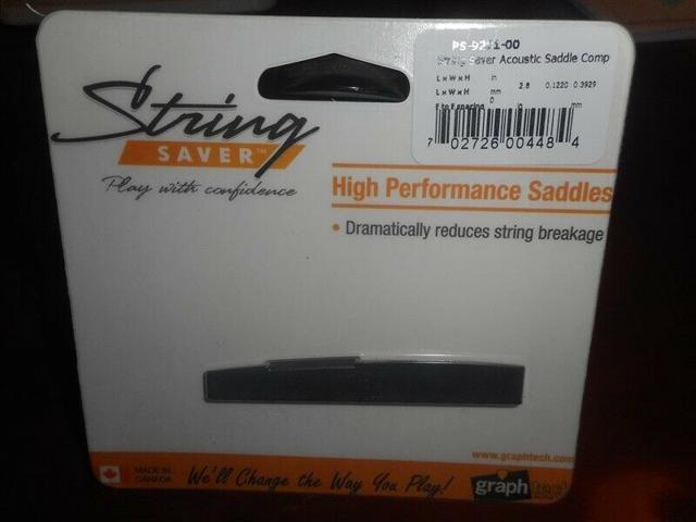 NEW - Graph Tech String Saver PS-9201-00 Compensated B & G Acoustic Saddle