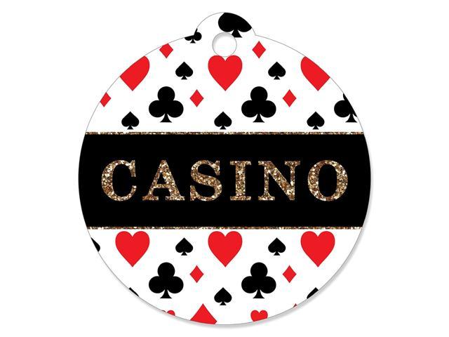 Las Vegas - Casino Party Favor Gift Tags (Set of 20)