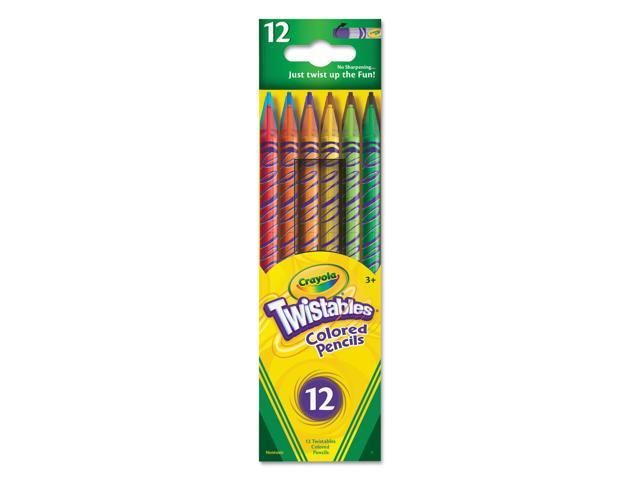 Crayola Twistables Colored Pencils 12 Assorted Colors/Set 687408