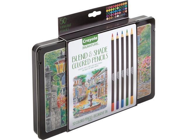 Crayola Pencils W/Storage Tin Colored Lead 50/CT AST 682005
