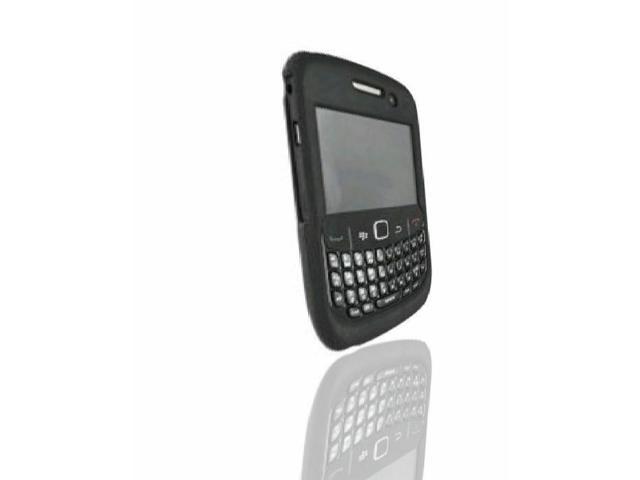 WirelessXGroup Rubberized Protective Shield for Blackberry 8530/8520 - Black