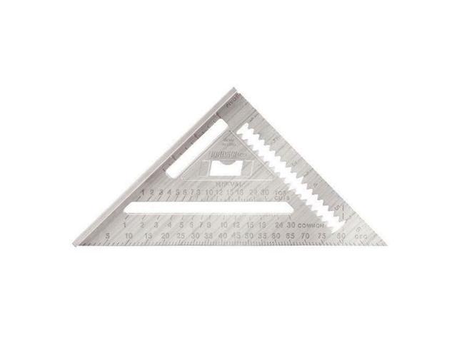 Johnson Level 1941-0700 7 in. Johnny Square Professional Aluminum Rafter Square