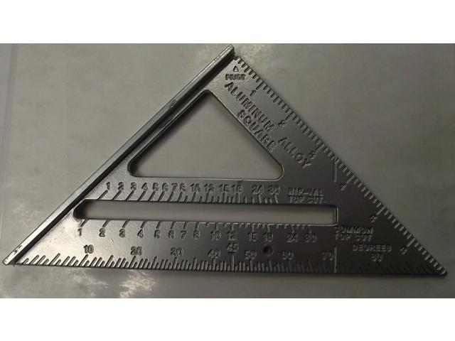 Johnson 1900-0700 7' Aluminum Rafter Angle Square