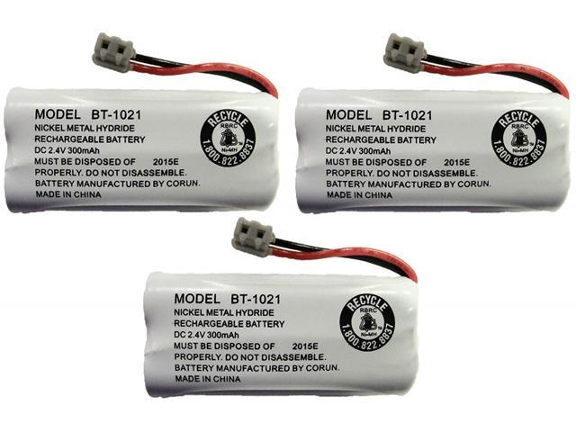 OEM Uniden BT-1021 BBTG0798001 Cordless Handset Rechargeable Battery (3-Pack)