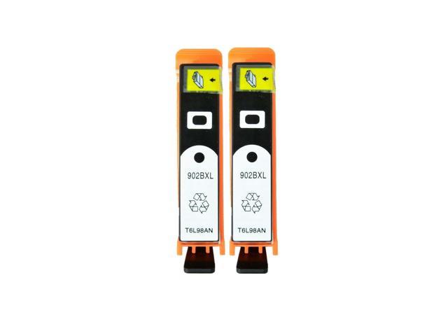 Recertified - 2PK 902XL Black Ink Cartridge for HP Officejet 6975 Pro 6958 6960 6965 6974 6979