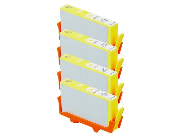 Recertified - 4 PK 902XL T6M10AN Yellow Ink Cartridge for HP Officejet Pr 6962 6968 6970 6974