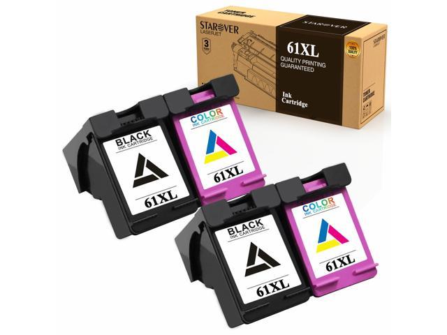 Recertified - 4pk 61XL CH563WN/CH564WN Ink for HP Deskjet 2510 2540 1050 3054 ENVY 5531