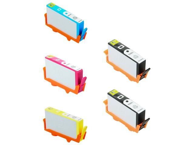 Recertified - 5 PK 902 XL 902XL BCMY Ink Cartridges Set for HP Officejet Pro 6962 6974 6975
