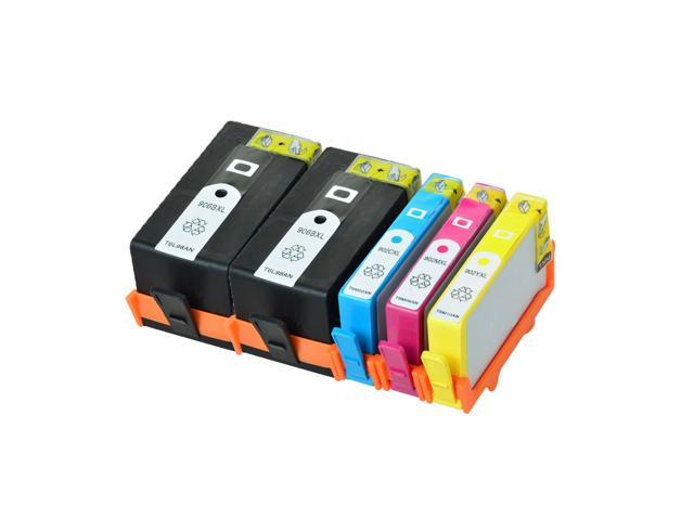 Recertified - 5PK 902XL 906 XL BCMY HY Ink for HP Officejet Pro 6960 6962 6968 6970 6974 6975