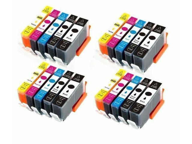 20PK XL Ink Cartridge Combo Set + Chip for HP 564 Photosmart 7510 7515 7520 7525