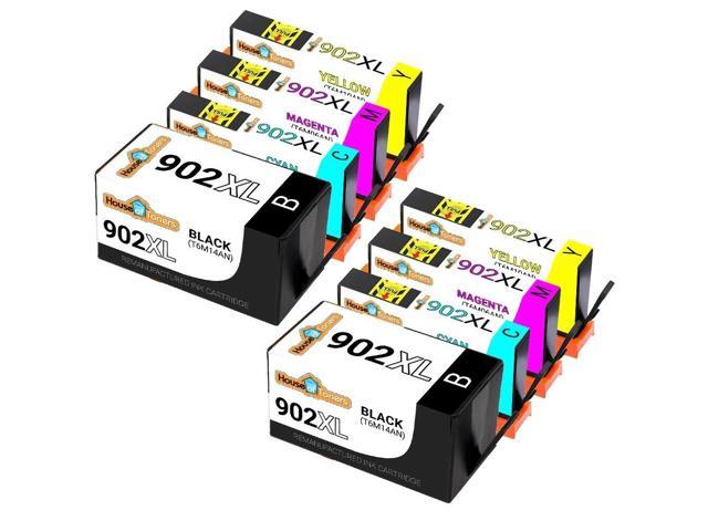 Recertified - 8pk Replacement HP 902XL Ink Cartridges for Officejet Pro 6958 6974 6979