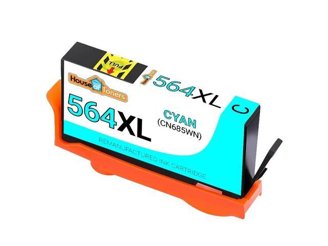Recertified - Cyan #564XL Ink Cartridge for HP Photosmart 7510 7515 7520 7525
