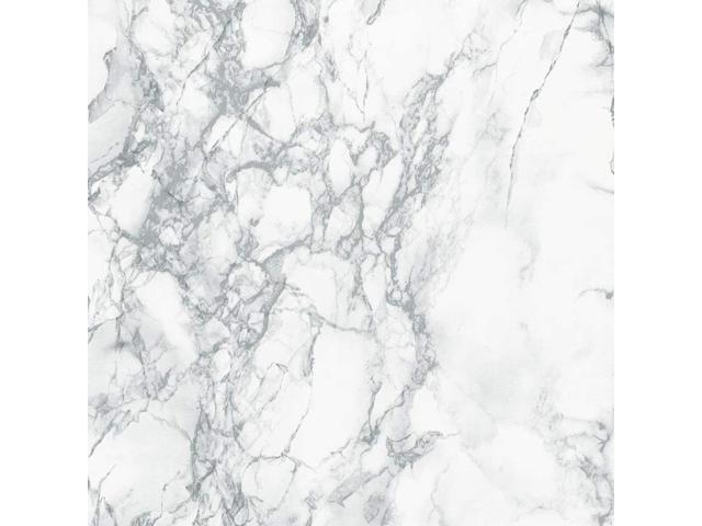 D-C-Fix 346-8306-4Pk Decorative Self-Adhesive Film, Grey Marble, 26' X 78' Roll,