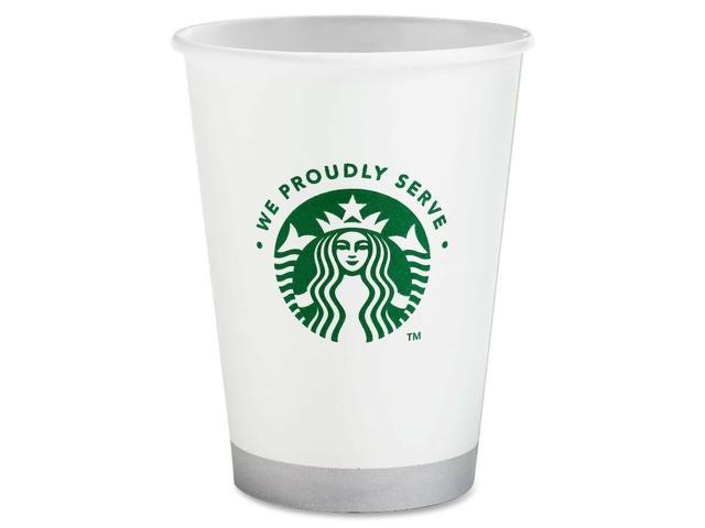 Starbucks Compostable Hot/cold Cup - 12 Oz - 1/carton - White (SBK11002236)