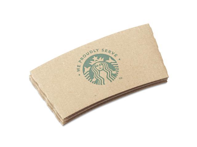 Starbucks Cup Sleeves for 12/16/20 Oz Hot Cups Kraft 1380/Carton 11020575
