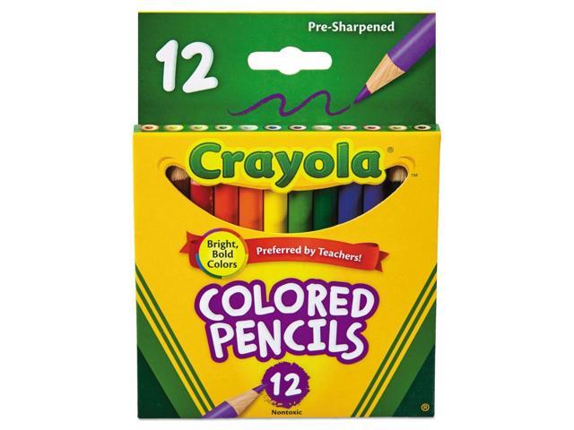 Crayola Colored Pencil Set, PENCIL, CRAYOLA, SHRT,12/ST