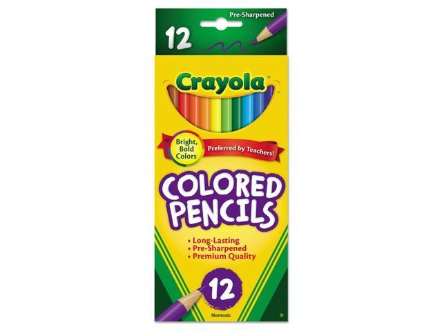 Crayola Colored Pencil Set, PENCIL, CRAYOLA, LONG,12/ST