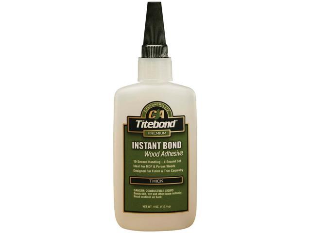 Titebond 6222 4 Oz Clear Titebond Thick Instant Bond Wood Adhesive
