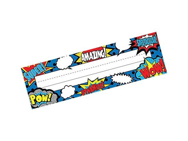 Teacher Created Resources Superhero Flat Name Plates (5588)