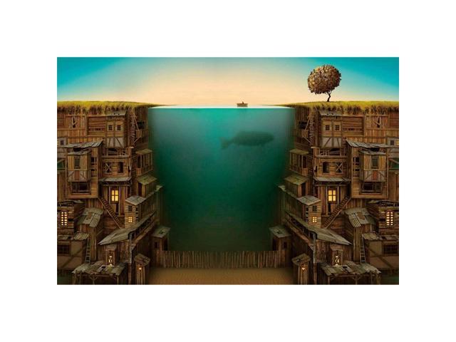 Jigsaw Puzzle-Imagination Series- an Angler- IG-0516 Puzzle 1000 Pieces for Adult Entertainment Recyclable Materials Plastic Puzzles Toys