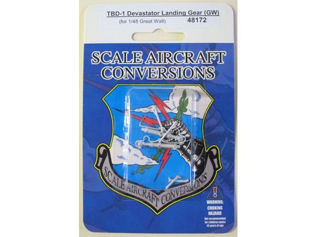 TBD-1 Devastator Main Landing Gear for 1/48th Scale Great Wall SAC 48172
