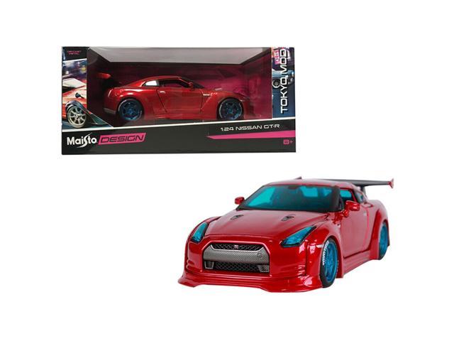 Nissan GT-R Red Tokyo Mod Maisto Design 1/24 Diecast Model Car by Maisto 3252.