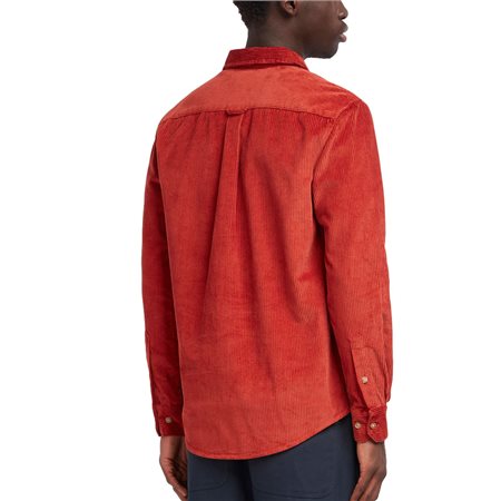 Farah Wyman Jumbo Cord Logo Shirt in Red thumbnail