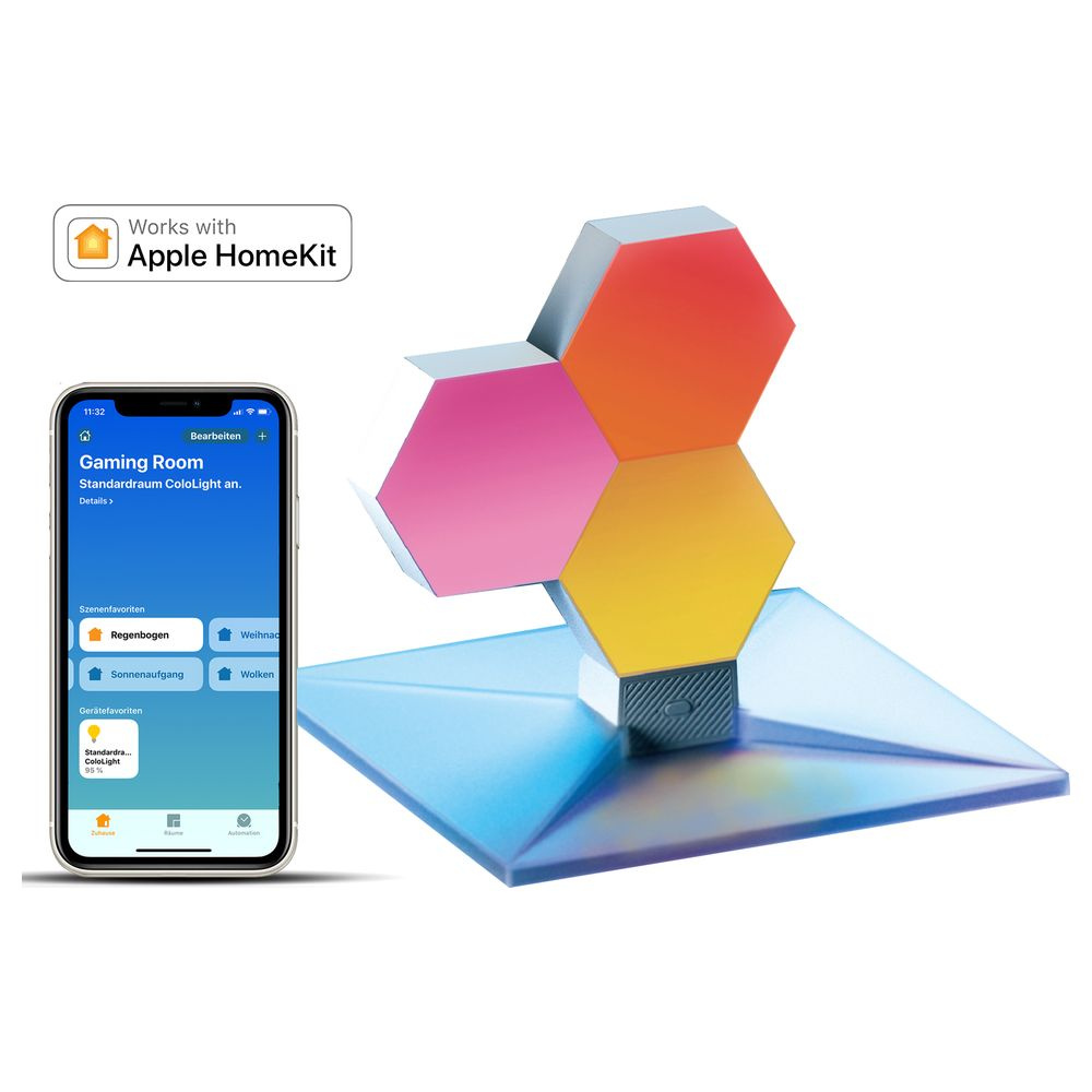 Cololight Plus Starter Kit, 3 Modules with Base