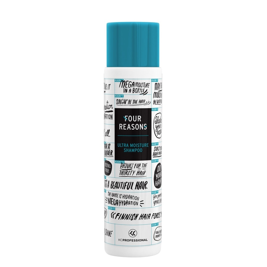 FOUR REASONS Ultra Moisture Hair Shampoo - Deep Moisturizing Shampoo with Proteins to Strengthen Dry & Damaged Hair - 100% Vegan Smoothing Shampoo & H