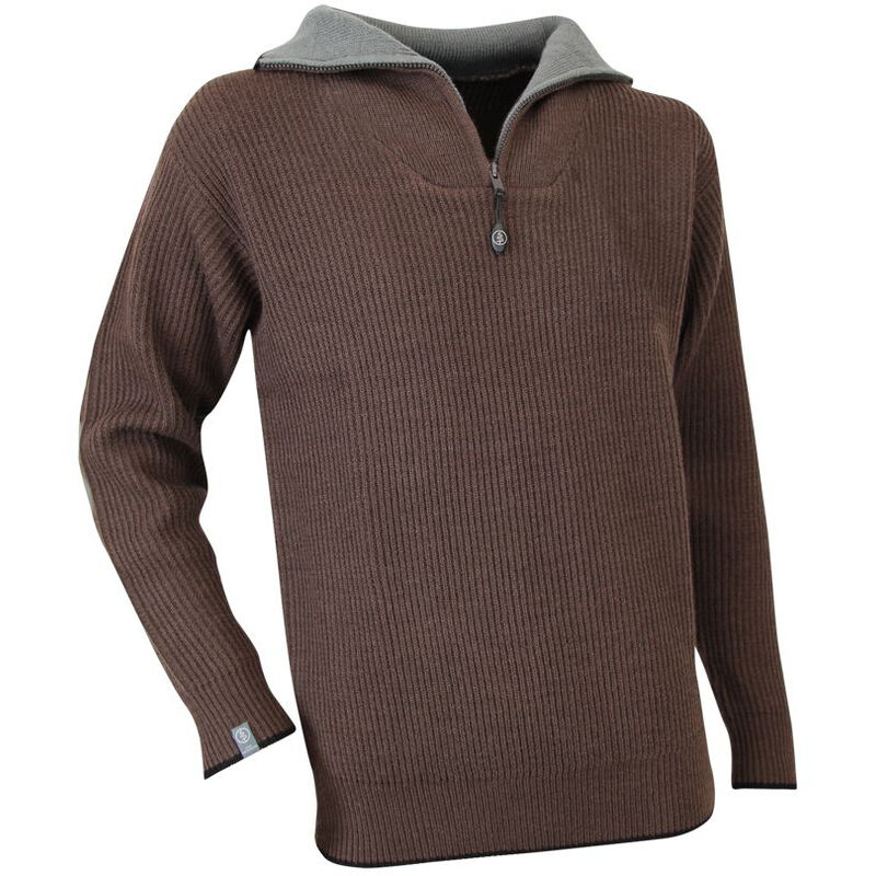 Pull Col Camionneur Cacao Marron M - LMA