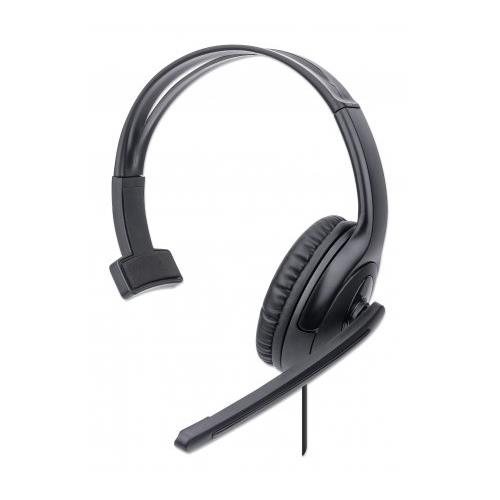 Manhattan 179874 Mono USB Over-Ear Headset