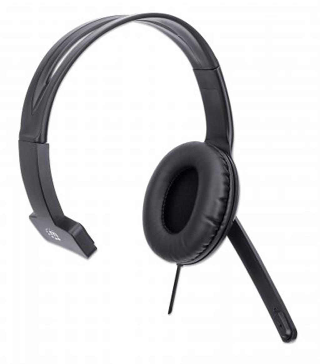 Manhattan 179874 Mono USB Over-Ear Headset thumbnail