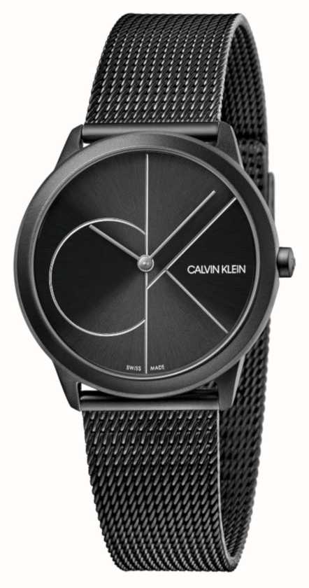 Calvin Klein Women S Quartz Watch with Stainless Steel Strap  Black  18 (Model: K3M5245X)