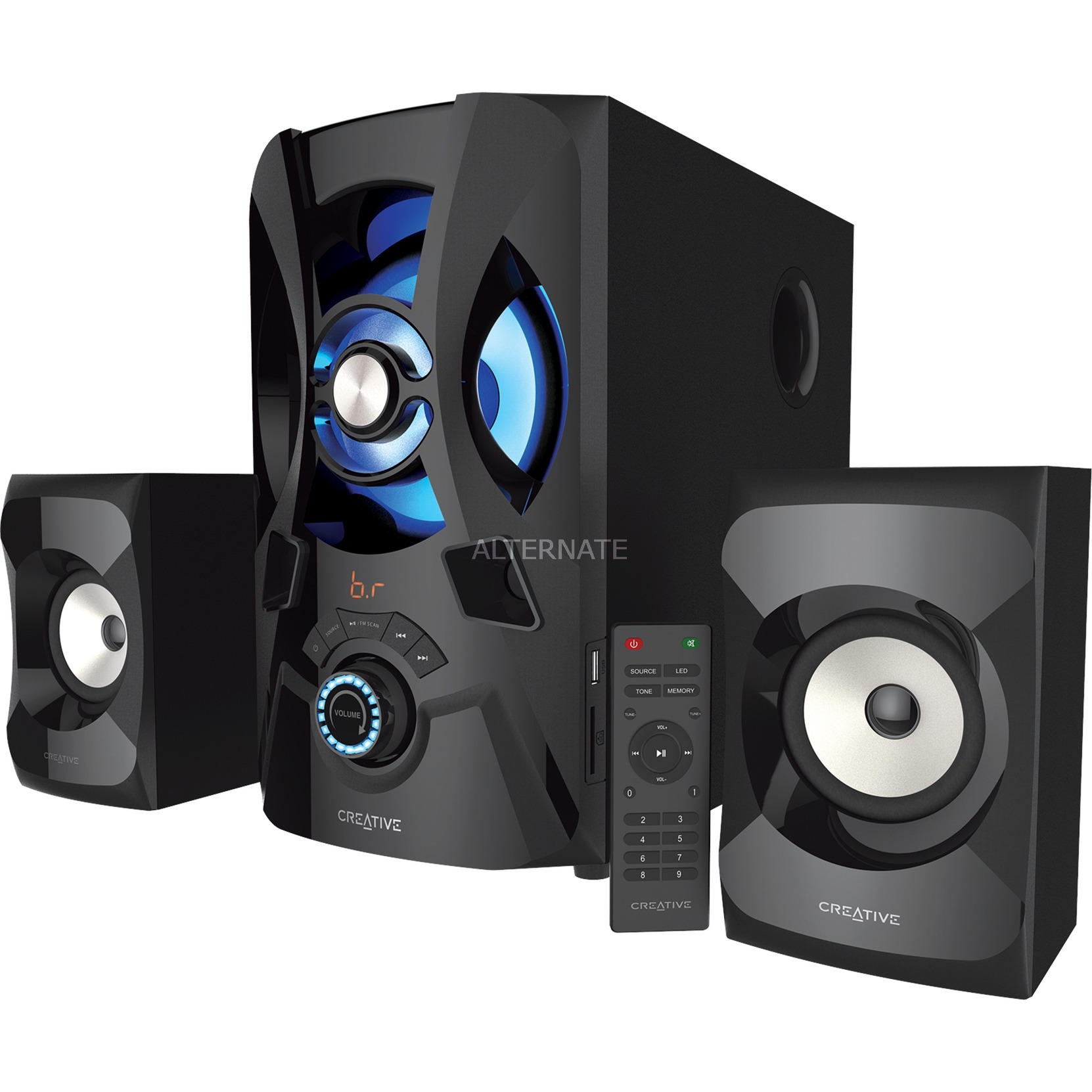 Creative Labs SBS E2900 Speaker Set 60 W Universal Black 2.1 Channels 1-way 15 W Bluetooth