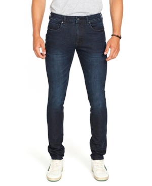 Buffalo Jeans Men's Skinny Max Jeans in Sanded and Faded Dark Blue - Size: 33
