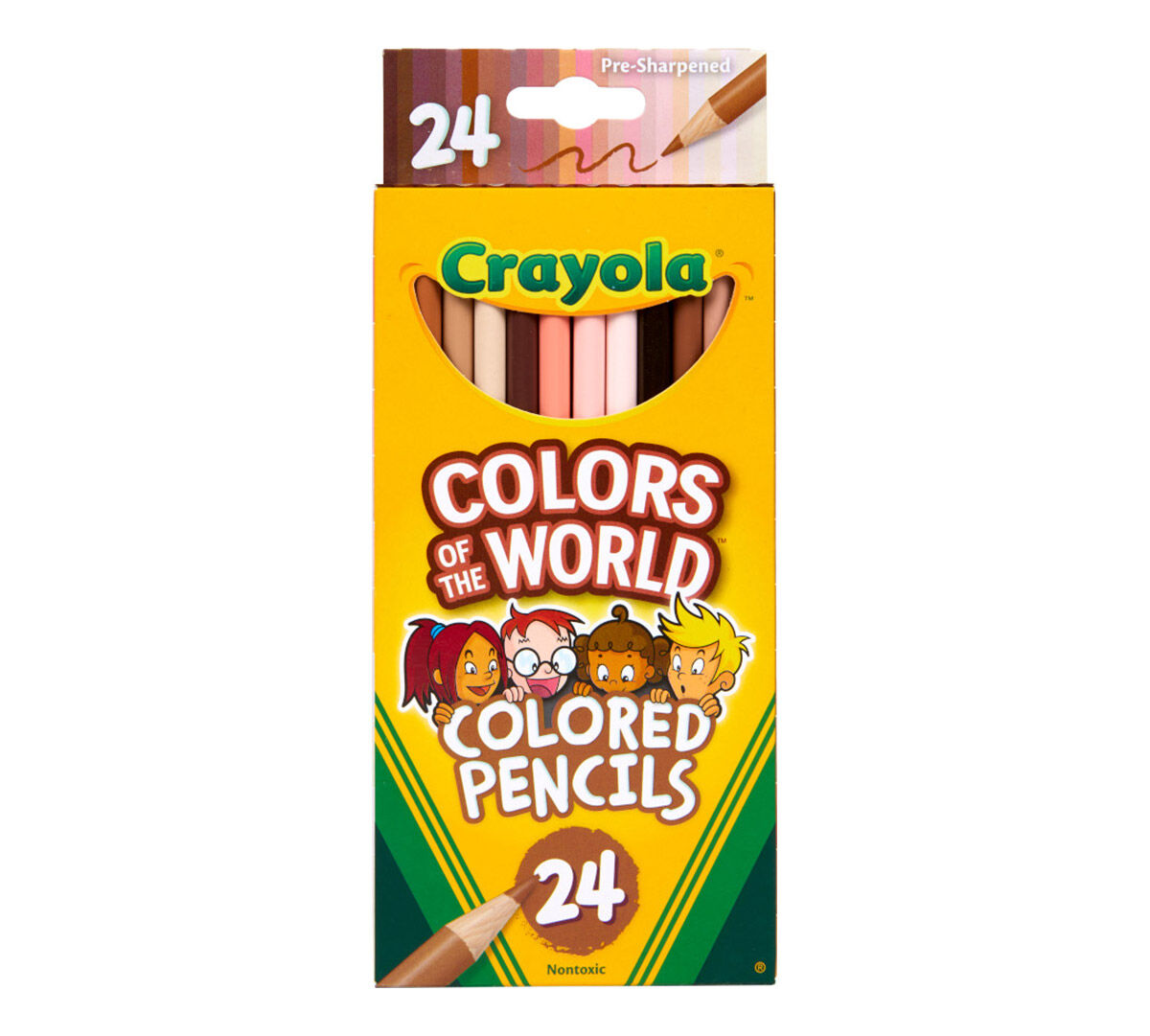 Crayola Colors of the World Colored Pencils  24 Ct  Back to School Supplies for Kids  Gift for Teachers