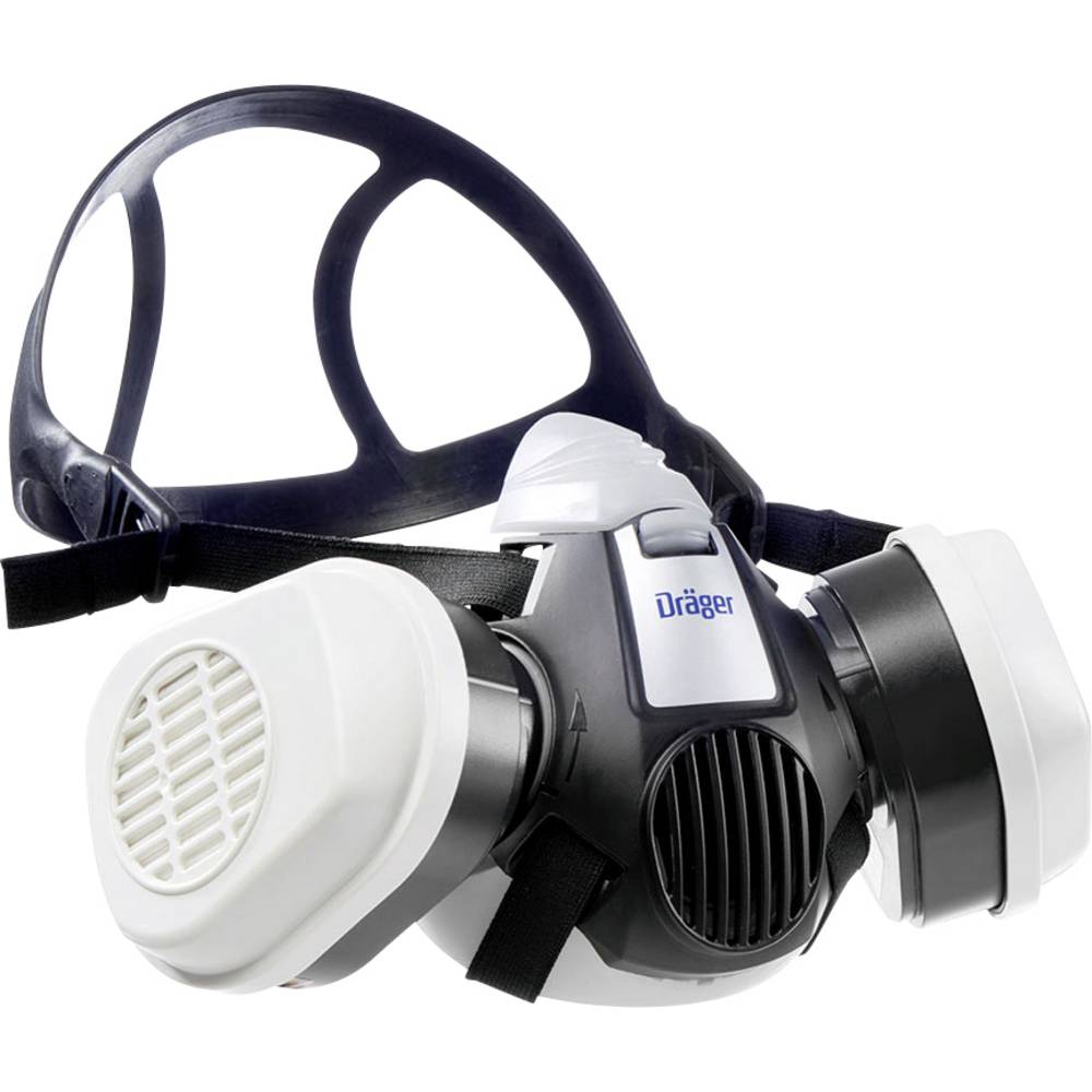 DrÃ¤ger Gas Mask X-plore 3300 + 2x ABEK1 Hg P3 RD Gas Filters, Professional Respirator Mask for Chemical Fumes, Toxic Gas,Organic Vapours, Pesticide