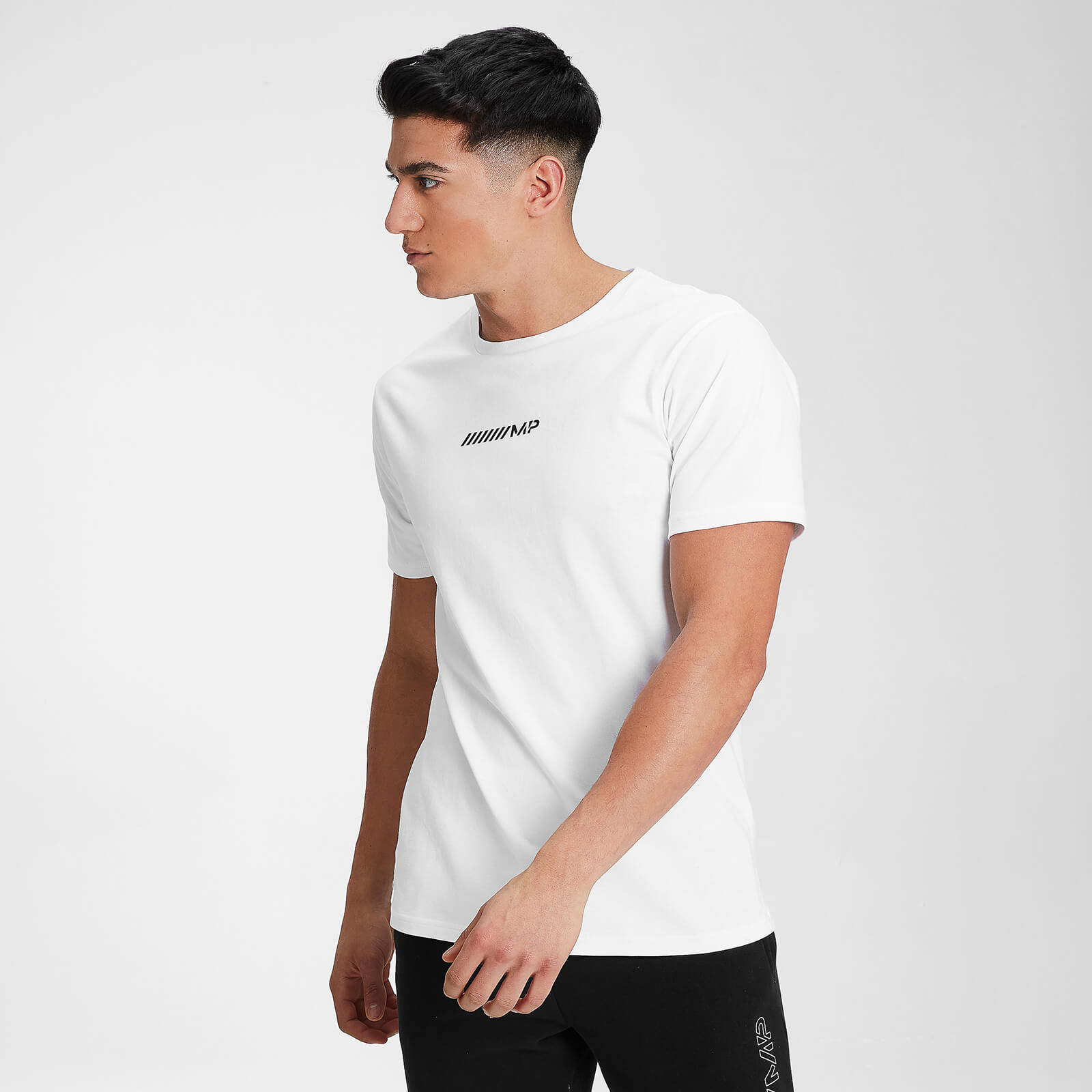 MP Men's Contrast Graphic Short Sleeve T-Shirt - White - L thumbnail