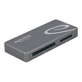 DeLOCK 91754 Card Reader USB 3.2 Gen 1 (3.1 Gen 1) Type-C Grey