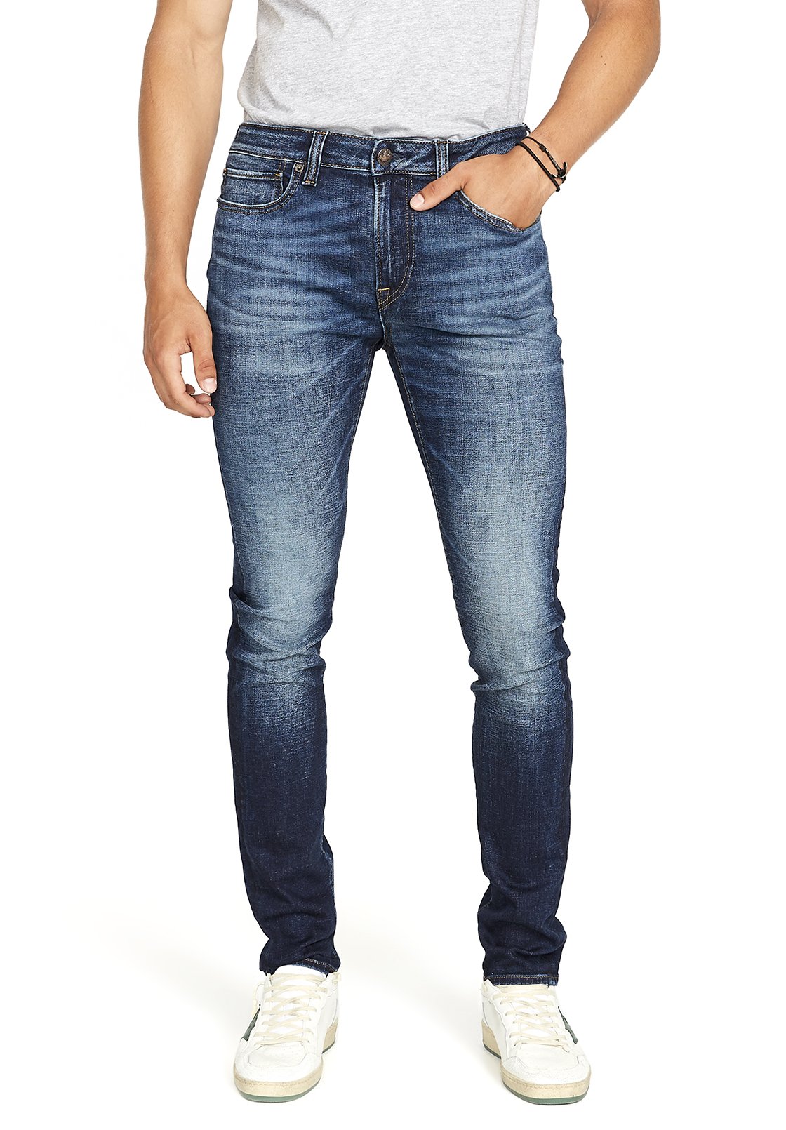 Buffalo Jeans Men's Skinny Max Jeans in Medium Blue - Size: 33