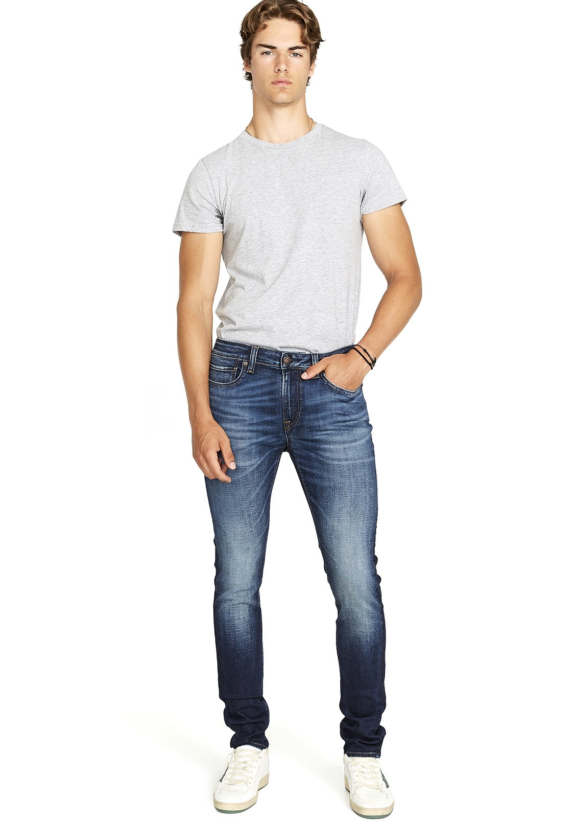 Buffalo Jeans Men's Skinny Max Jeans in Medium Blue - Size: 33 thumbnail