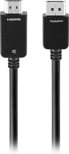 Best Buy Essentials™ - 6' DisplayPort to HDMI Cable - Black